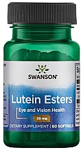 Капсулы для улучшения здоровья глаз, 20мг 60шт - Swanson Synergistic Eye Health Eye and Vision — фото N1