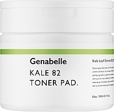 УЦІНКА Пади-тонер для зволоження та ексфоліації - Genabelle Toner Pad Kale 86 * — фото N1