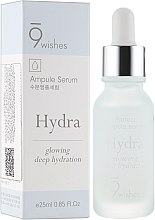 Духи, Парфюмерия, косметика Сыворотка гиалуроновая для лица - 9 Wishes Hydra Skin Ampule Serum