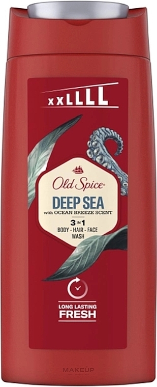 Шампунь-гель для душу 3 в 1 - Old Spice Deep Sea With Ocean Breeze Scent Shower Gel + Shampoo 3 in 1 — фото N5