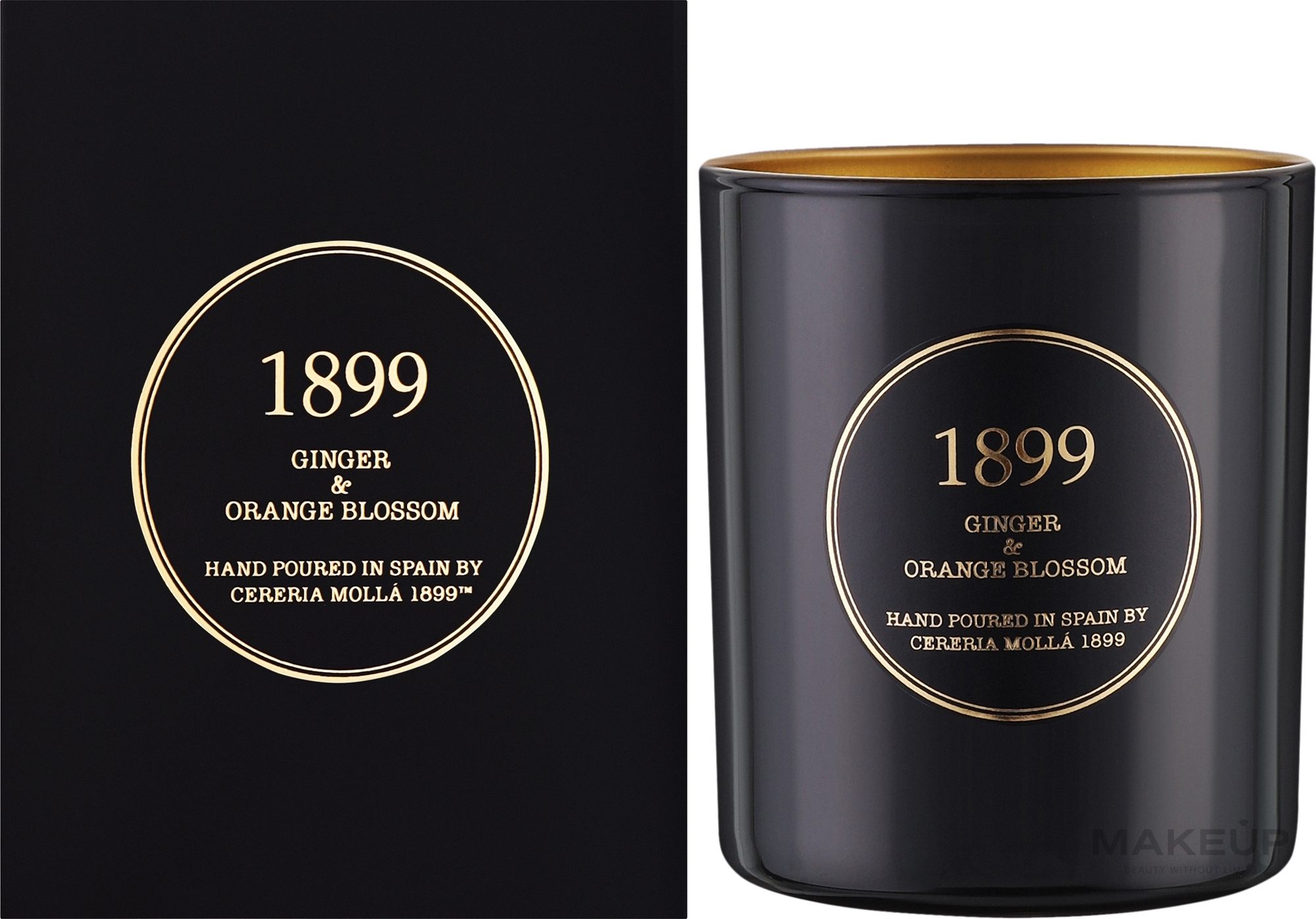 Ароматическая свеча - Cereria Molla Ginger&Orange Blossom Scented Candle  — фото 230g