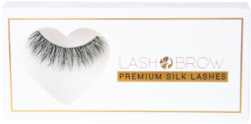 Накладні вії - Lash Brow Premium Silk Lashes Oh La La — фото N2
