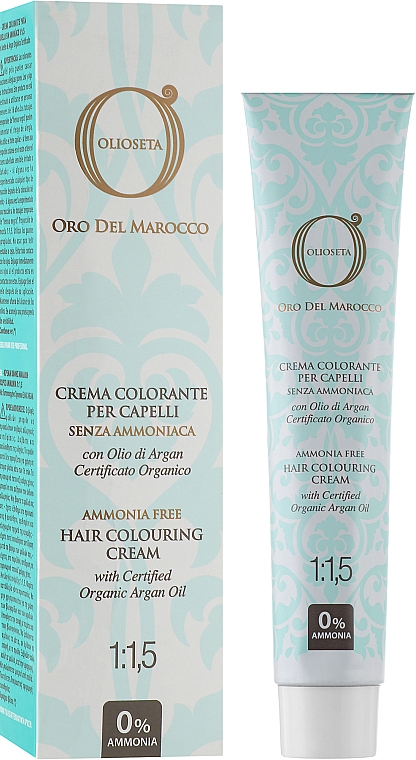 Крем-краска для волос без аммиака - Barex Italiana Olioseta 1:1.5