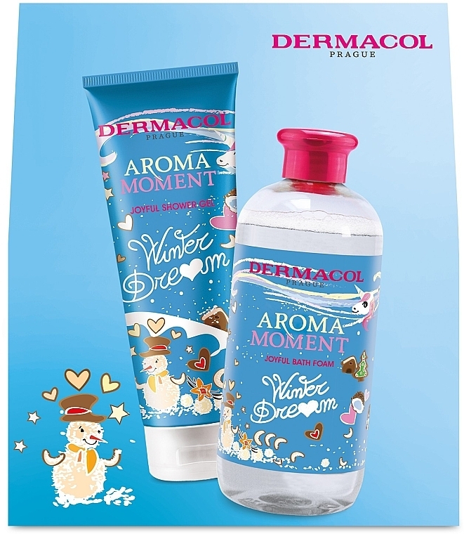 Набор - Dermacol Aroma Ritual Winter Dream (s/g/250ml + bath/foam/500ml) — фото N1