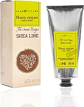 Парфумерія, косметика Крем для рук "Лайм і м'ята" - Soap&Friends Shea Line Hand Cream Lime & Mint