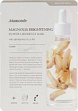 Парфумерія, косметика Освітлювальна маска з есенцією магнолії - Mamonde Flower Lab Essence Mask Magnolia