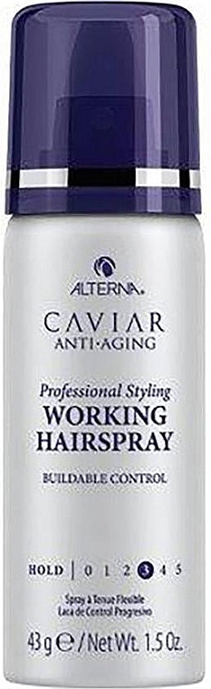 Спрей рухливої фіксації - Alterna Caviar Anti-Aging Professional Styling Working Hair Spray Buildable Control — фото N2