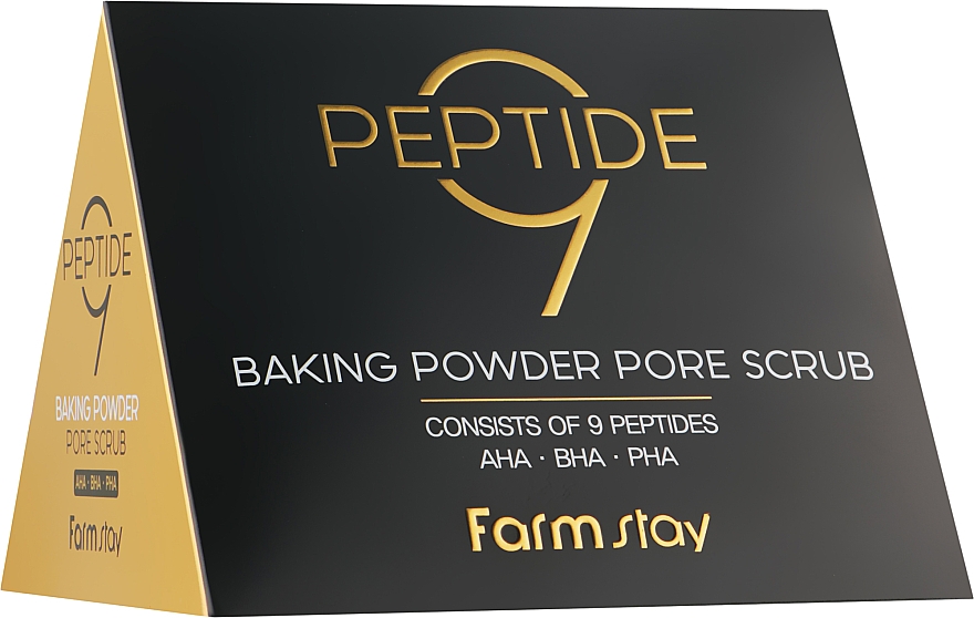 Скраб с пептидным комплексом и аминокислотами - FarmStay Peptide 9 Baking Powder Pore Scrub — фото N3