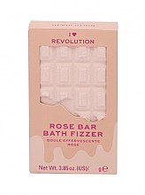 Бомбочка для ванны - I Heart Revolution Chocolate Bar Bath Fizzer "Rose" — фото N1