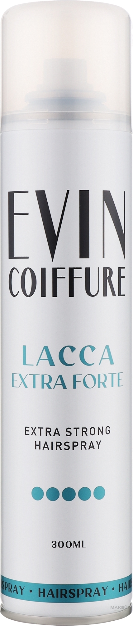 Лак для волосся "Екстрасильна фіксація" - Evin Coiffure Extra Strong Hairspray — фото 300ml