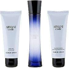 Парфумерія, косметика Giorgio Armani Code Women - Набір (edp/50ml + b/lot/75ml + sh/gel/75ml)