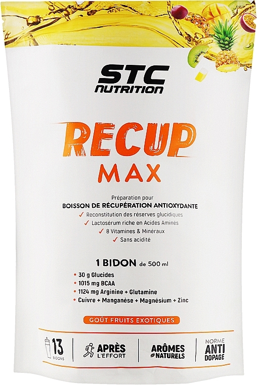 Антиоксиданты для спорта, со вкусом экзотических фруктов - STC Nutrition Recup Max — фото N1