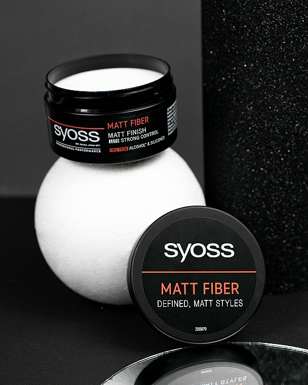 Паста матуюча для стайлінгу волосся, фіксація 4 - Syoss Matt Fiber — фото N3
