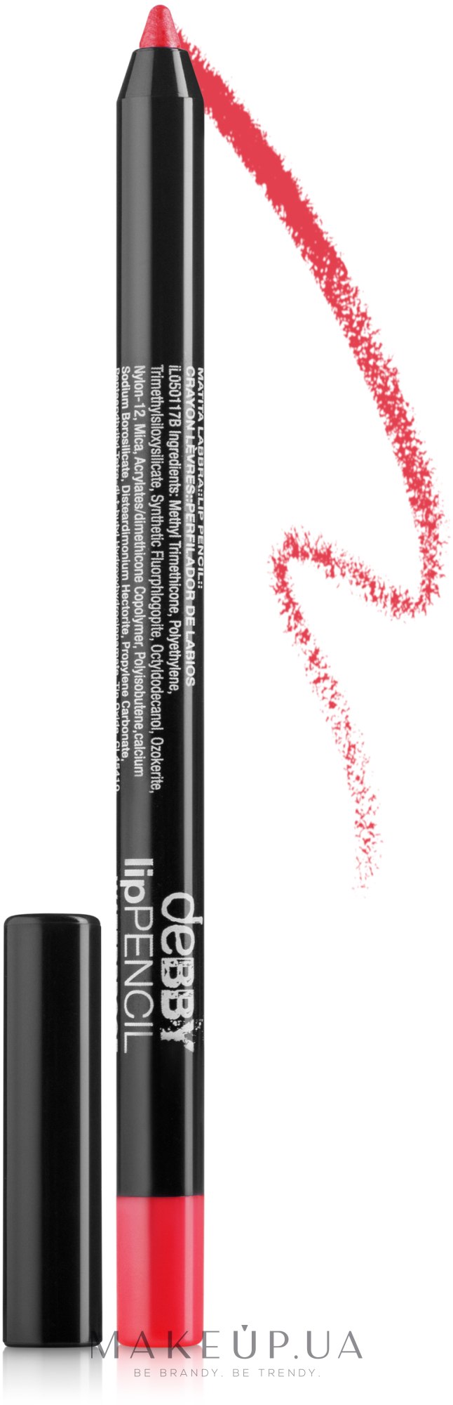 Водостойкий карандаш для губ - Debby Lip Pencil Waterproof — фото 06
