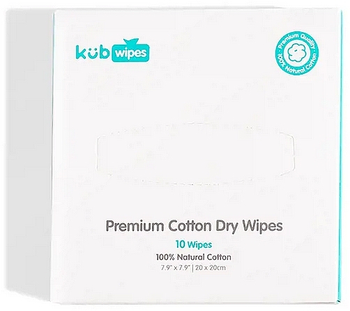 Серветки у коробці - Kubwipes 100% Natural Cotton Minibox Wipes — фото N2