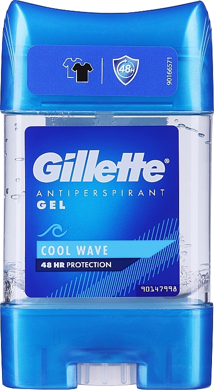 Дезодорант-антиперспирант гелевый - Gillette 3xSistem Cool Wave Anti-Perspirant Gel For Men — фото N1