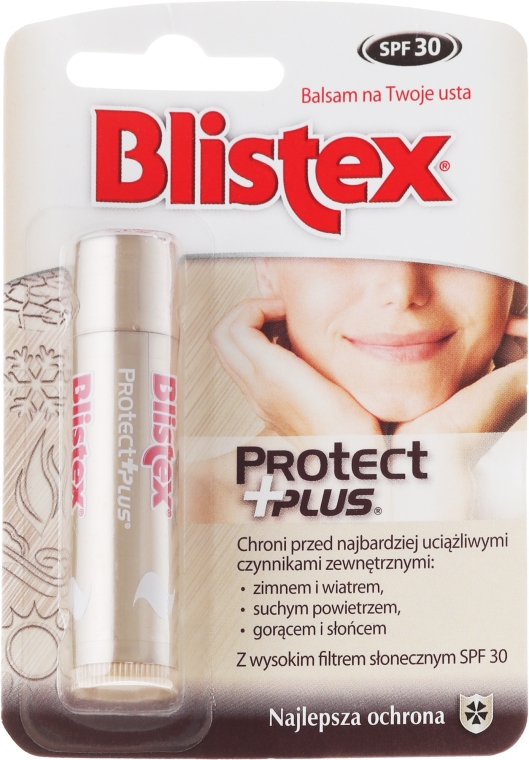 Бальзам для губ защитный - Blistex Protect Plus Lip Balm SPF 30