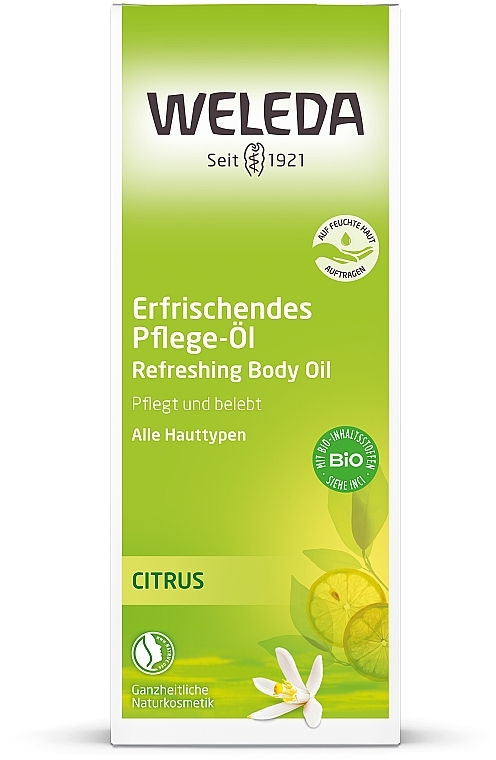 Олія для тіла освіжальна "Цитрус" - Weleda Citrus Erfrischungsöl — фото N3