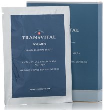 Парфумерія, косметика Маска для обличчя супервідновлююча - Transvital For Men Anti Jet Lag Facial Mask