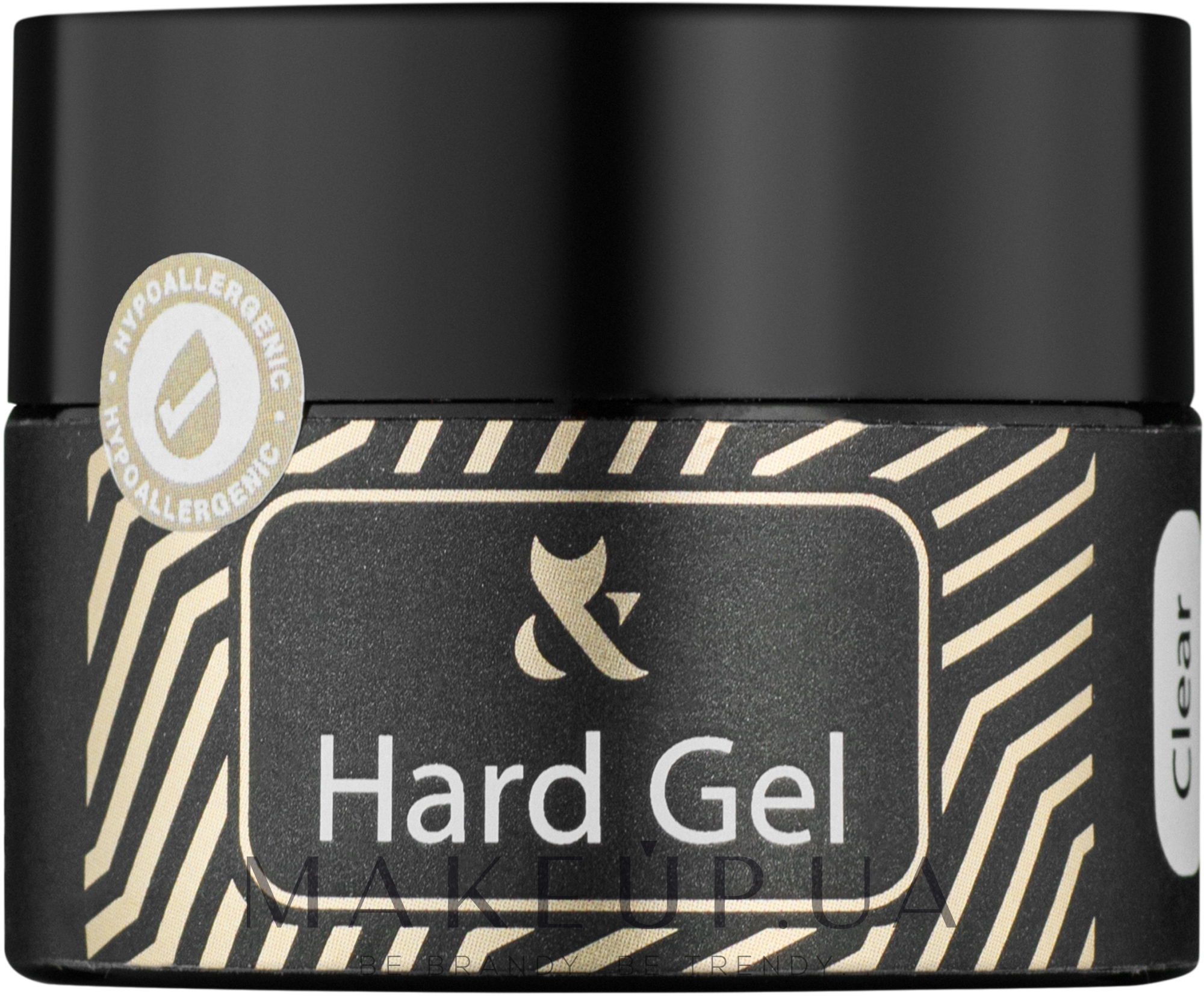 Моделирующий гель - F.O.X Hard Gel — фото Clear