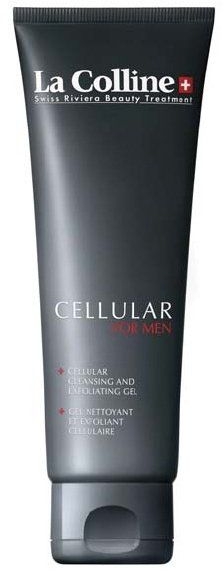 Очищуючий гель для обличчя - La Colline Cellular For Men Cleansing & Exfoliating Gel — фото N1