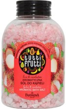 Духи, Парфюмерия, косметика Соль для ванны "Личи и Рамбутан" - Farmona Tutti Frutti Bath Salt Lychees & Rambutan