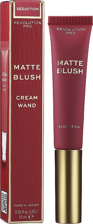 Жидкие румяна - Revolution Pro Iconic Matte Blush Cream Wand — фото N2