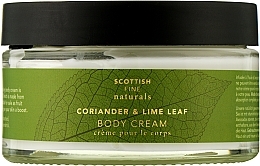 Крем для тіла "Коріандр і листя лайма" - Scottish Fine Soaps Naturals Coriander & Lime Leaf Body Cream — фото N1