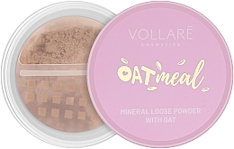 Пудра "Вівсяна" розсипчаста - Vollare Oat Meal Mineral Loose Powder With Oat — фото N2