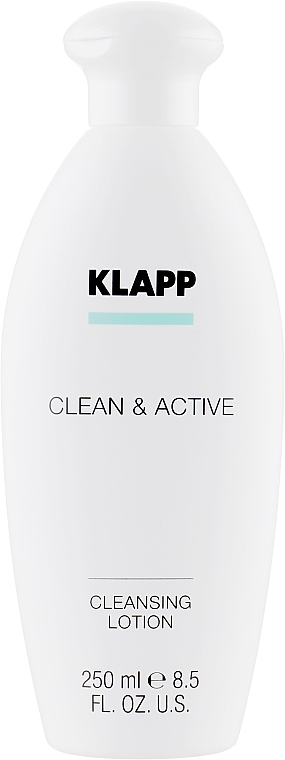 Базовая очищающая эмульсия - Klapp Clean & Active Cleansing Lotion — фото N2