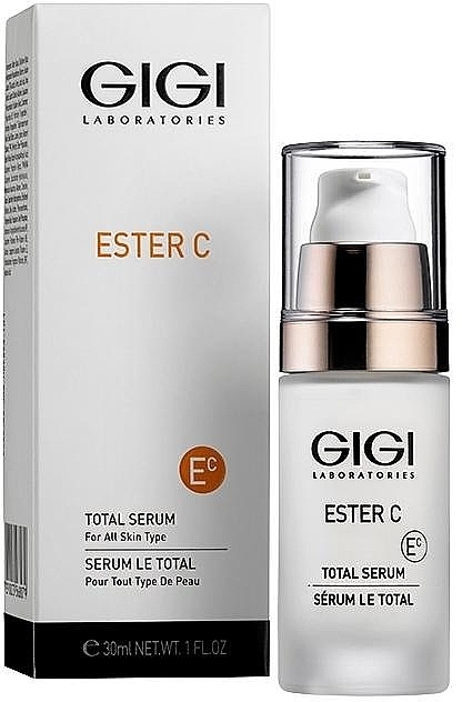 Увлажняющая сыворотка с эффектом осветления - Gigi Ester C Total Serum — фото N1