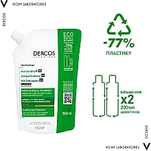 Шампунь від лупи для сухого волосся - Vichy Dercos Anti-Pelliculaire Anti-Dandruff Shampooing (змінний блок) — фото N3