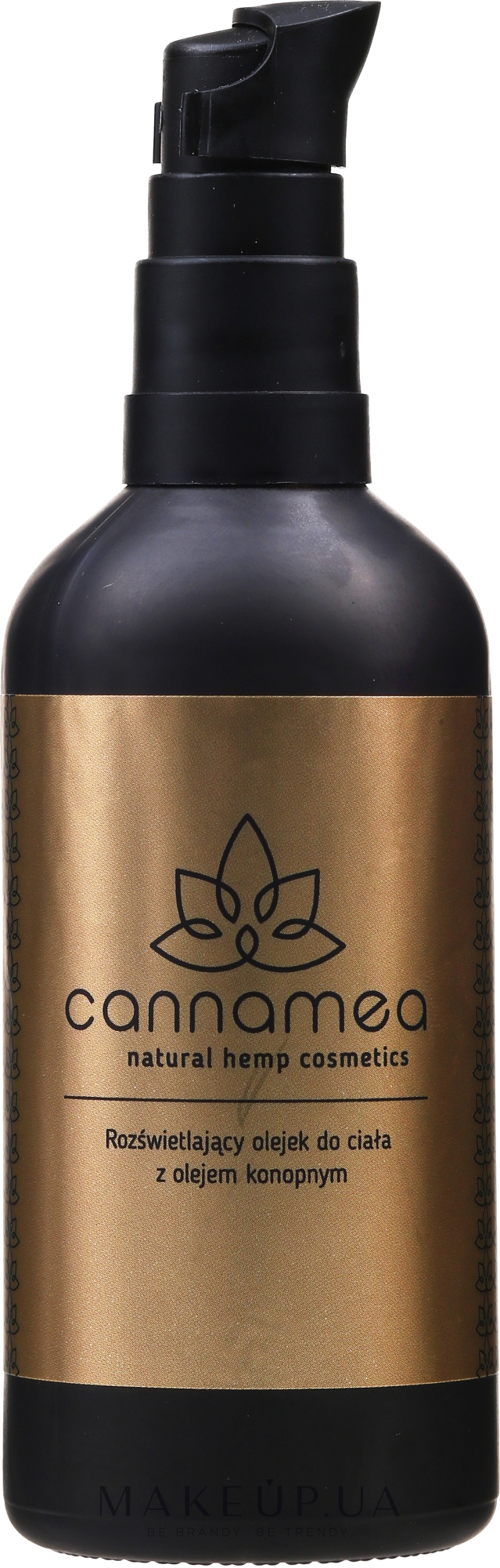Осветляющее масло для тела, с конопляным маслом - Cannamea Shimmering Body Oil With Help Oil — фото 100ml