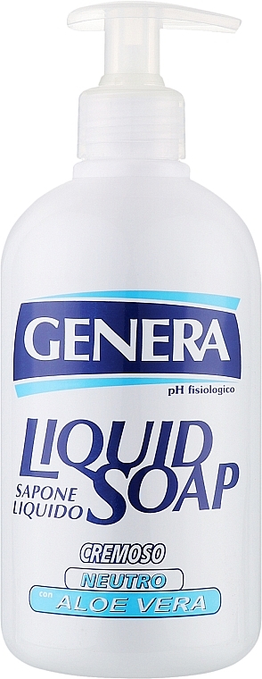 Нейтральное жидкое мыло с алоэ вера - Genera Liquid Soap — фото N1