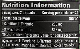 Капсули L-карнітин - Pure Gold Carnitine Caps — фото N2