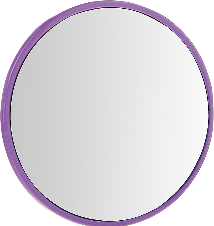 Компактное круглое зеркальце, 9511, 7 см, фиолетовое - Donegal — фото N1