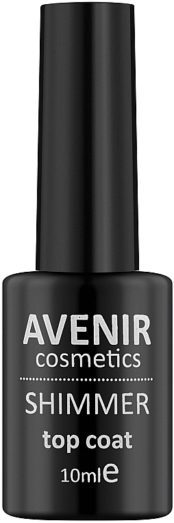 Топ для гель-лаку із шимером - Avenir Cosmetics Shimmer Top Coat — фото N1