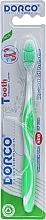 Зубна щітка з гнучкою головкою, салатова - Dorco — фото N1