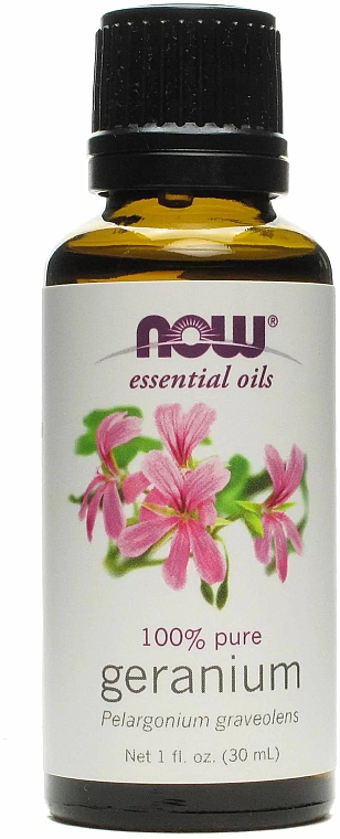 Эфирное масло герани - Now Foods Essential Oils Geranium — фото N1