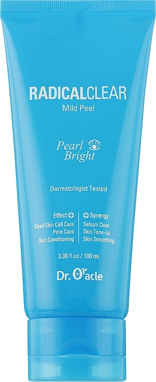 Гель-гомаж "Сяйво перлів" - Dr. Oracle Radical Clear Mild Peel Pearl Bright — фото N1
