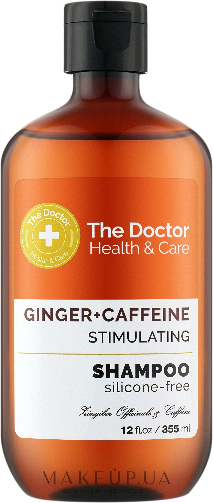 Шампунь "Стимулювальний" - The Doctor Health & Care Ginger + Caffeine Stimulating Shampoo — фото 355ml