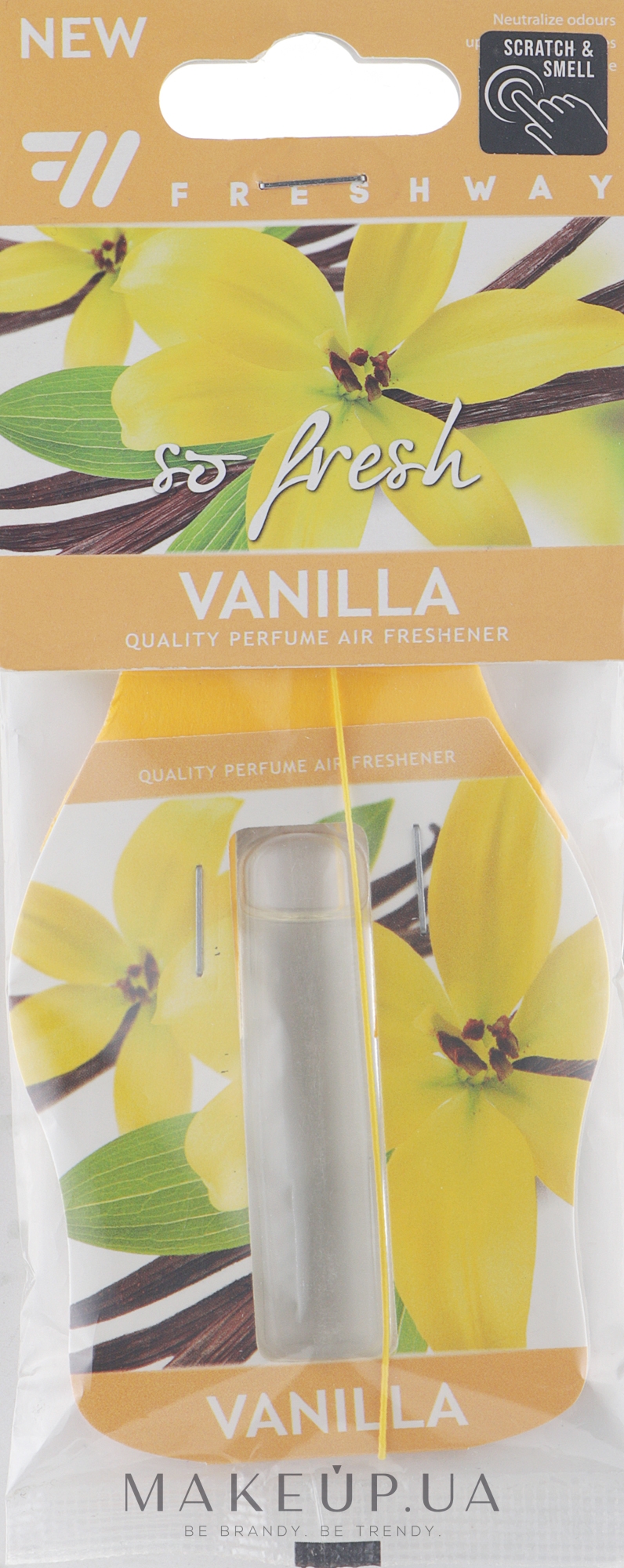 Ароматизатор для автомобиля "Vanilla" - Fresh Way So Fresh — фото 4.5ml