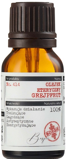 Натуральна ефірна олія "Грейпфрут" - Bosqie Natural Essential Oil — фото N1