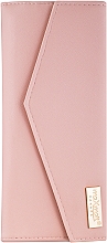 Набір пензлів для макіяжу MB-296, 8 шт., у рожево-сріблястому чохлі - MaxMar Brush Set — фото N3