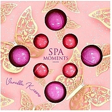 Набір бомбочок для ванни - Spa Monents Vanilla Kisses Set (bath/bomb/4x30g + bath/bomb/4x20g) — фото N1