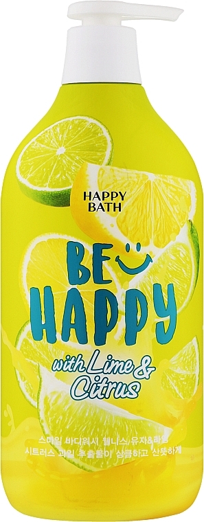 Гель для душу "Цитрус і лайм" - Happy Bath Smile Body Wash Wellness Citrus And Lime — фото N1