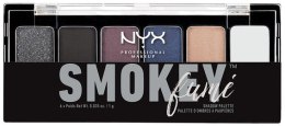 Духи, Парфюмерия, косметика Палетка теней для век - NYX Professional Makeup The Smokey Shadow Palette