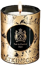 Atkinsons Rum and Chestnut Duet Candle — фото N2