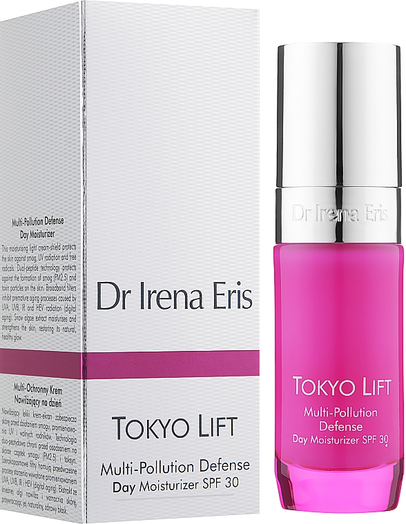 Денний зволожувальний крем для обличчя - Dr. Irena Eris Tokyo Lift Multi-Pollution Defense Day Moisturizer SPF 30 — фото N2