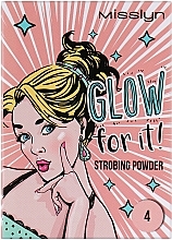 Хайлайтер для обличчя - Misslyn Glow For It! Strobing Powder — фото N2
